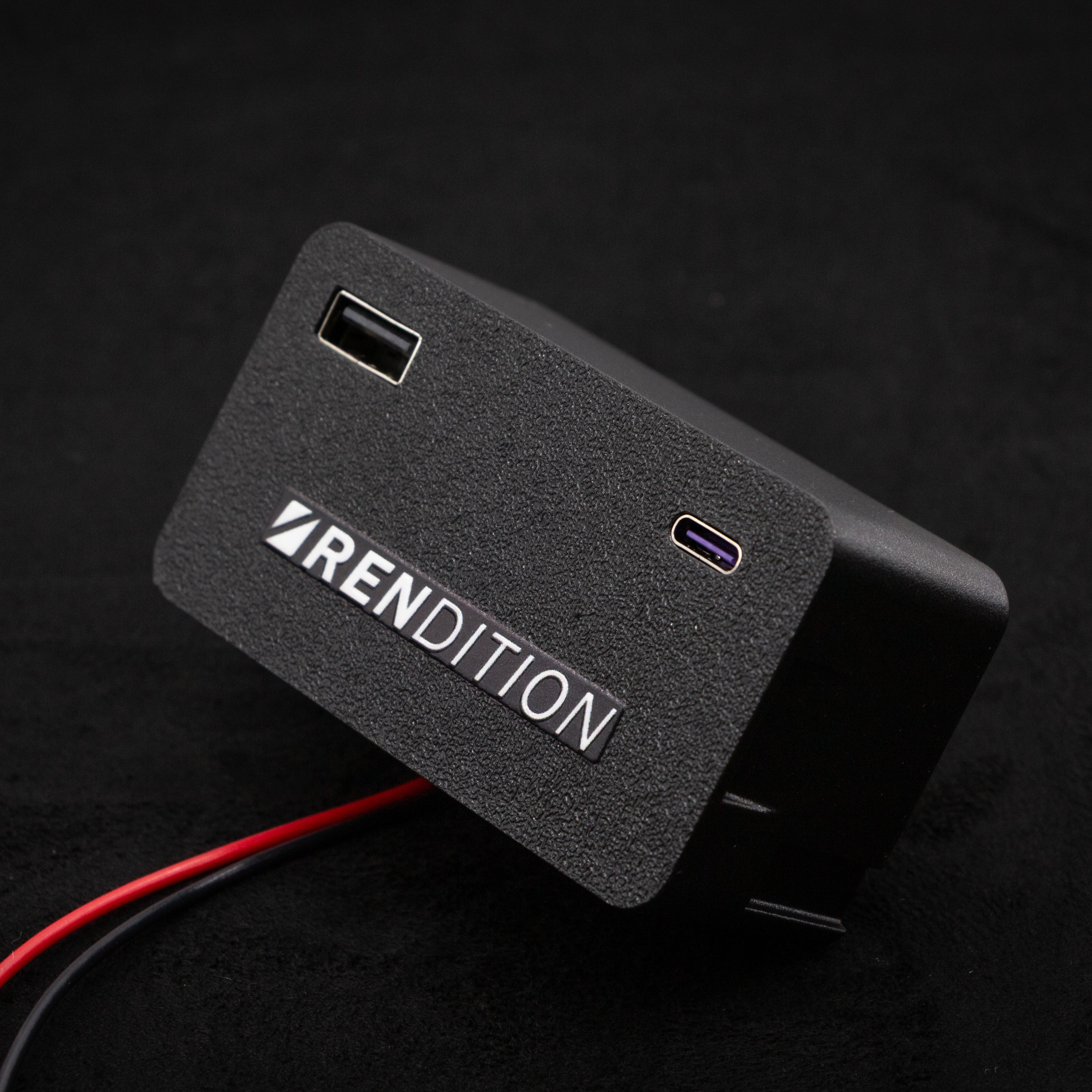 BMW E39 前置 USB 充電模組 V4 – 煙灰缸替換零件