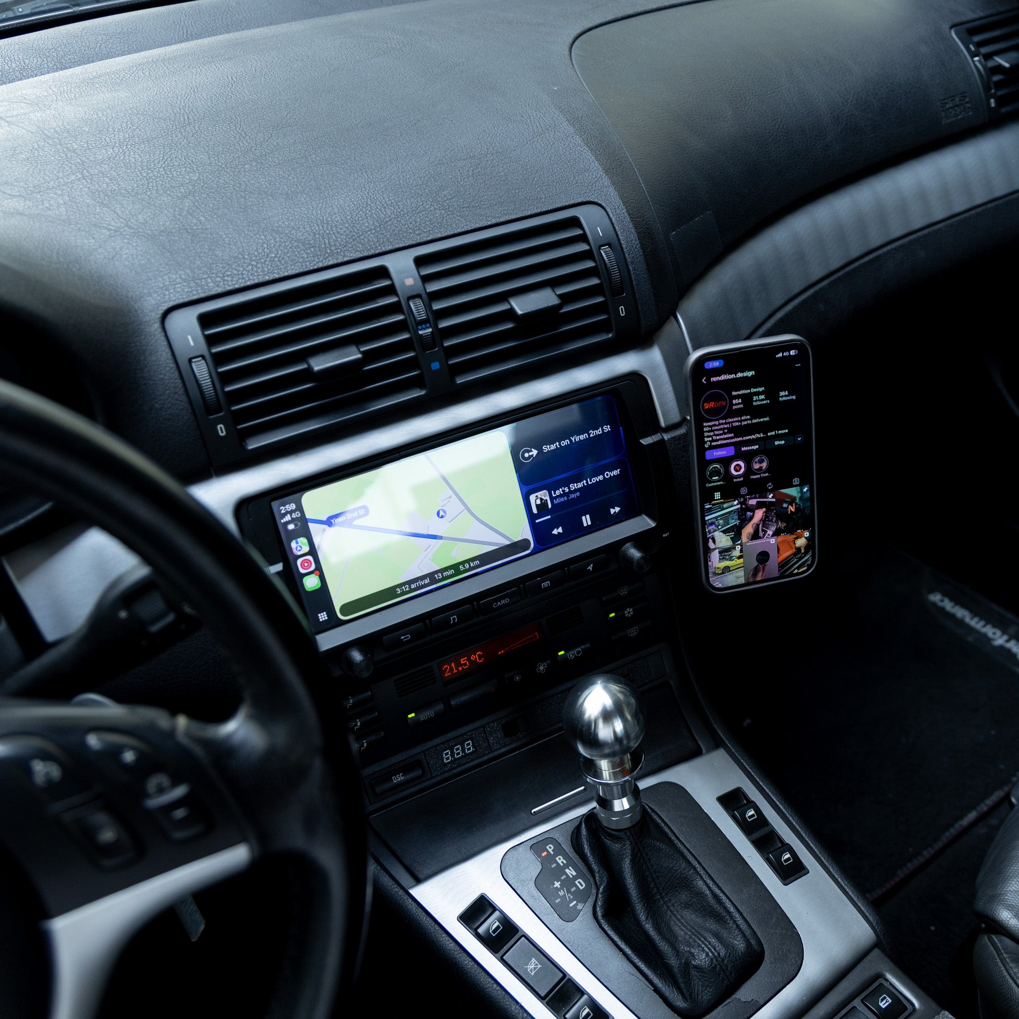 BMW E46 Multimedia Head Unit with CarPlay + Android Auto