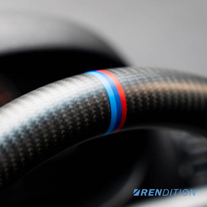 BMW E46 Custom Carbon Steering Wheel – Nappa, Alcantara, Forged or Twill Carbon