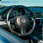 BMW Carbon Fiber Emblem Overlay Cover / Roundel