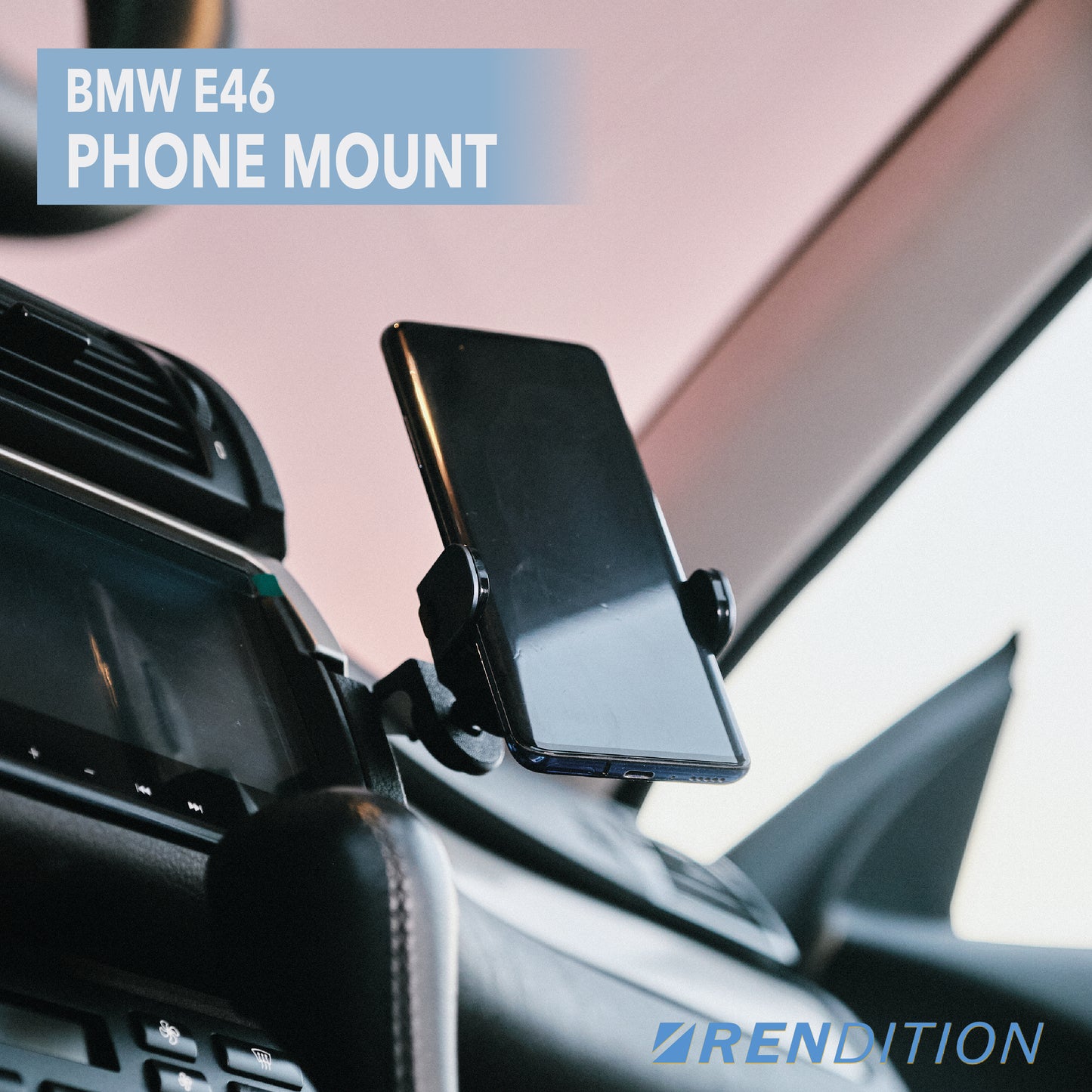 BMW E46 PHONE MOUNT