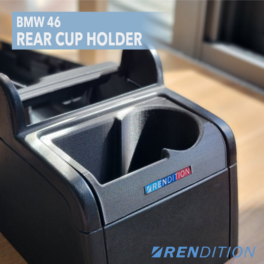 BMW E46 REAR CUP HOLDER V2