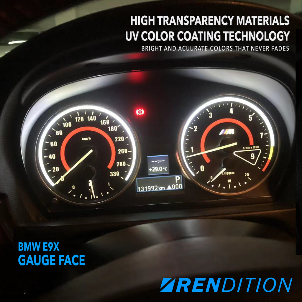 適用於BMW318、320、323、325、328、330、335、M3的E9X儀錶板面板/儀表蓋板