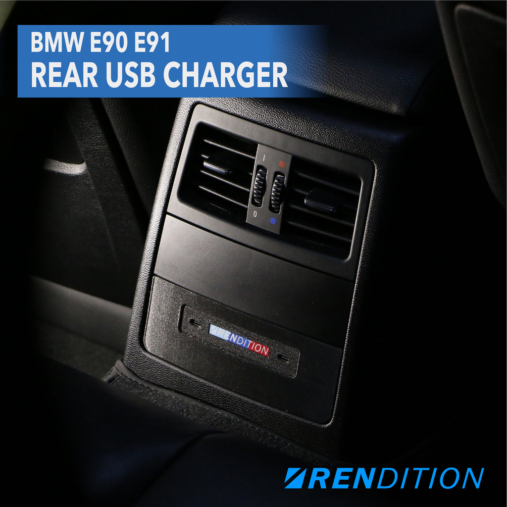 BMW E90 E91 USB Charger for Rear Seat