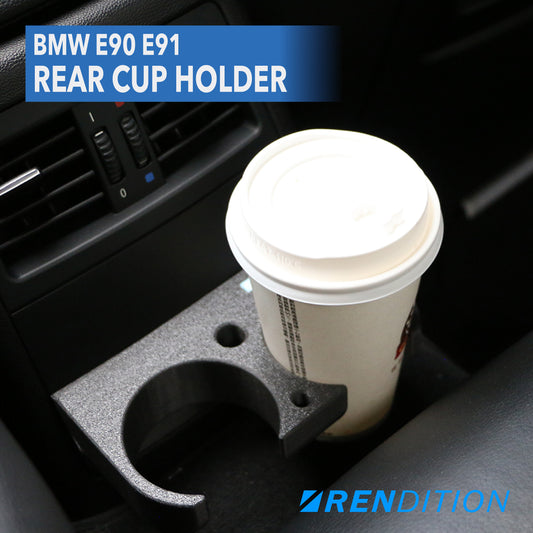 BMW E90 E91 REAR CUP HOLDER V2