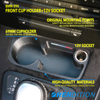BMW E9X FRONT CUPHOLDER + 12V SOCKET