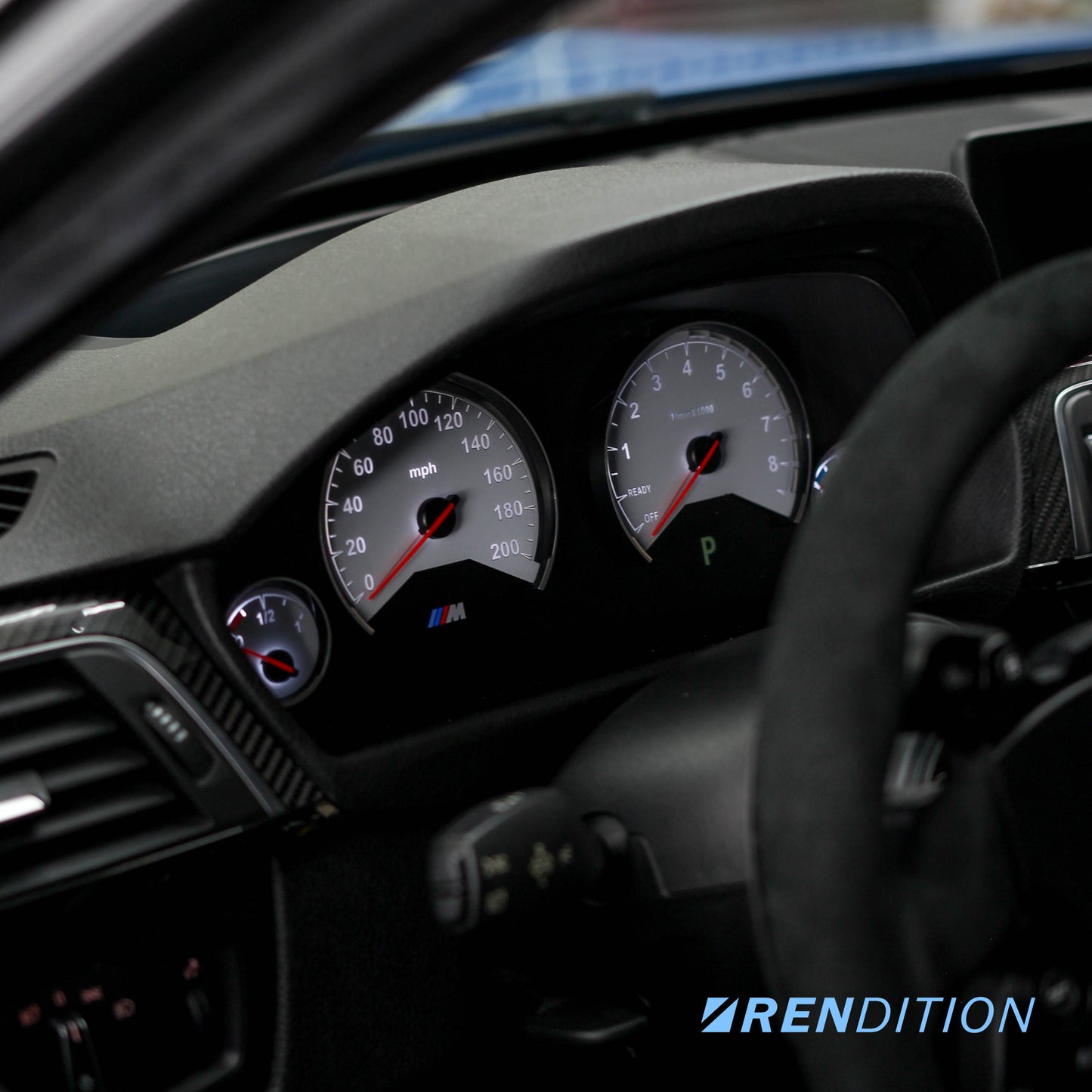 BMW F80/F82 Custom Gauge Face Overlay