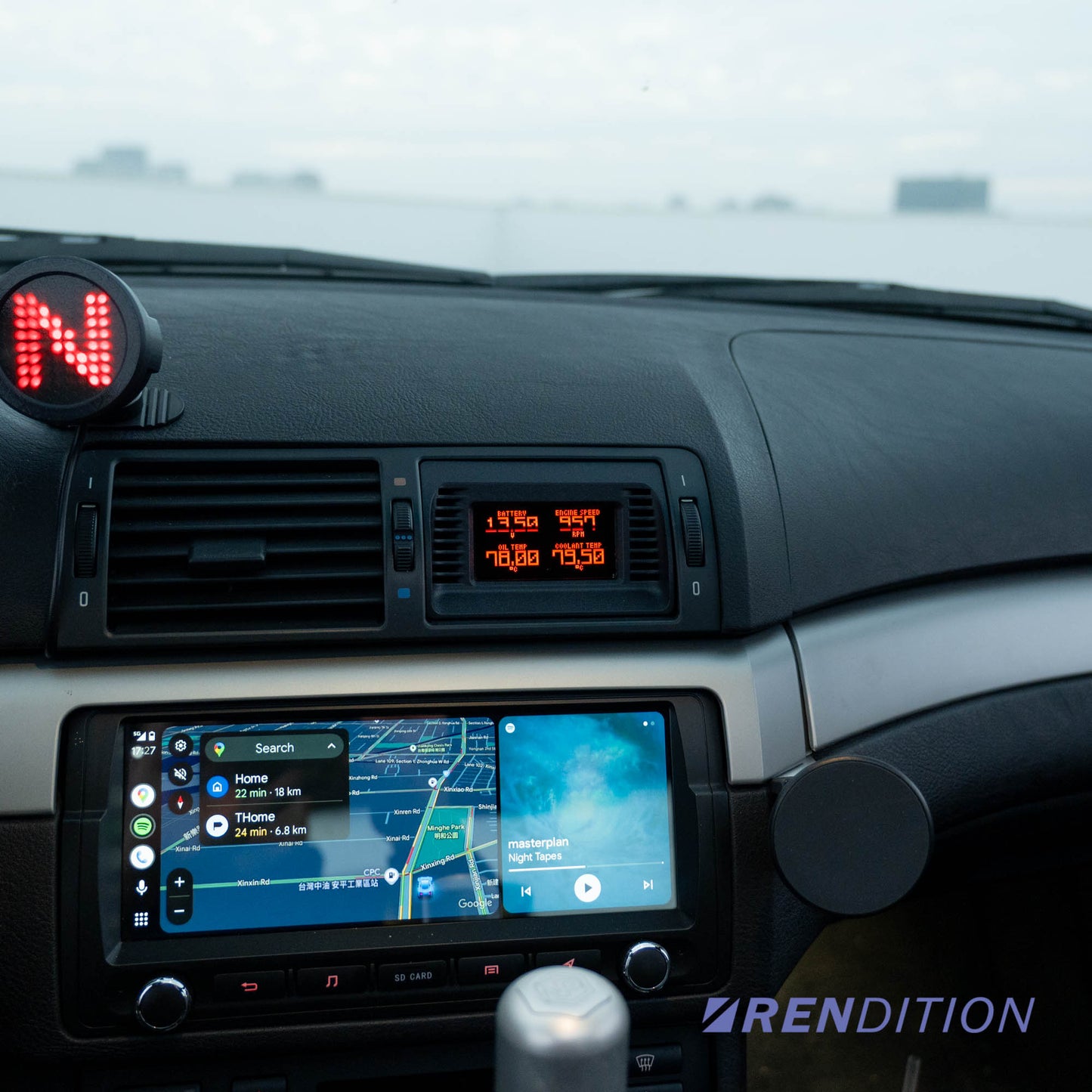 Rendition Gauge.S – Center Vent Digital Gauge for BMW E39 & E46