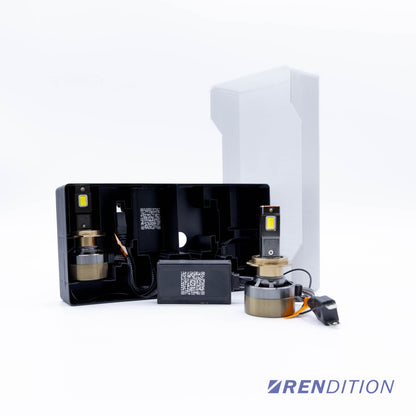 LumaForge App-Controlled LED Headlight Bulbs (H1 / H4 / H7)