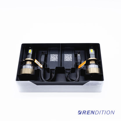 LumaForge App-Controlled LED Headlight Bulbs (H1 / H4 / H7)