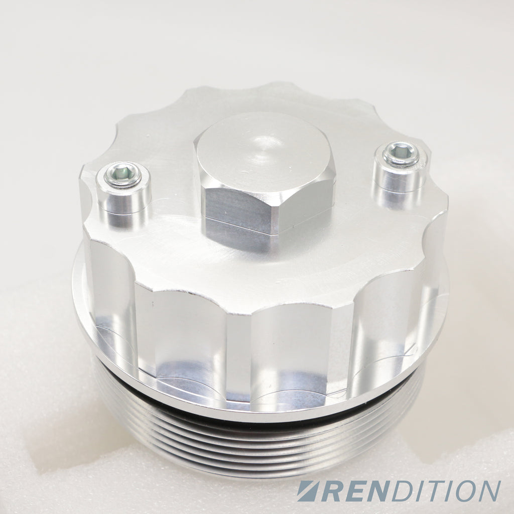 BMW CNC-machined aluminum oil cap adapter for M50 M52 S50 S52 M54 