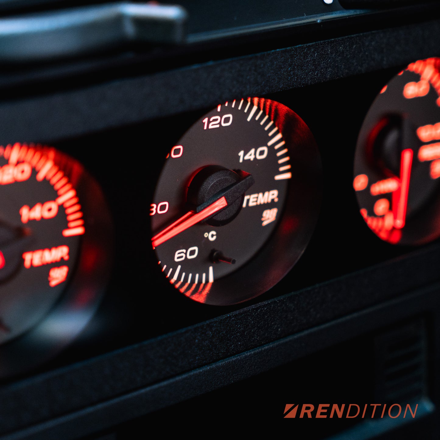 BMW E36 Triple Gauge Kit by Rendition