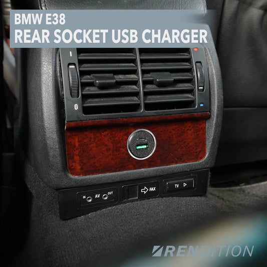 BMW E38 REAR SOCKET USB CHARGER