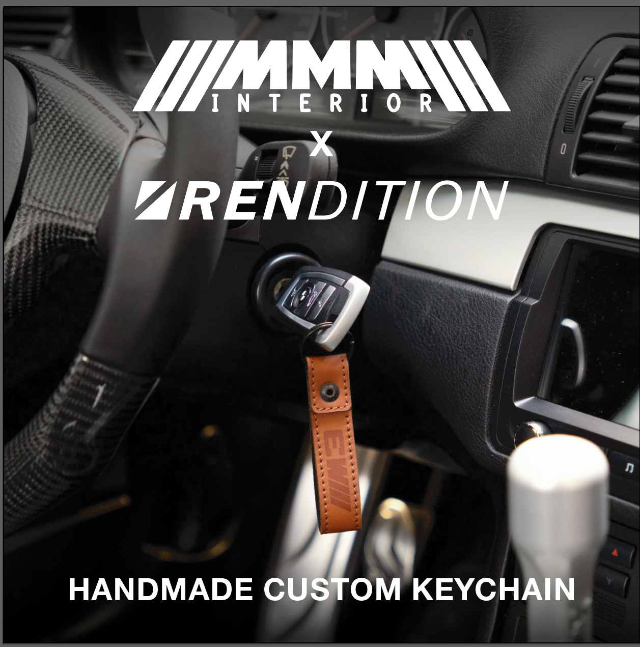 MMM Interior x Rendition Leather Keychain