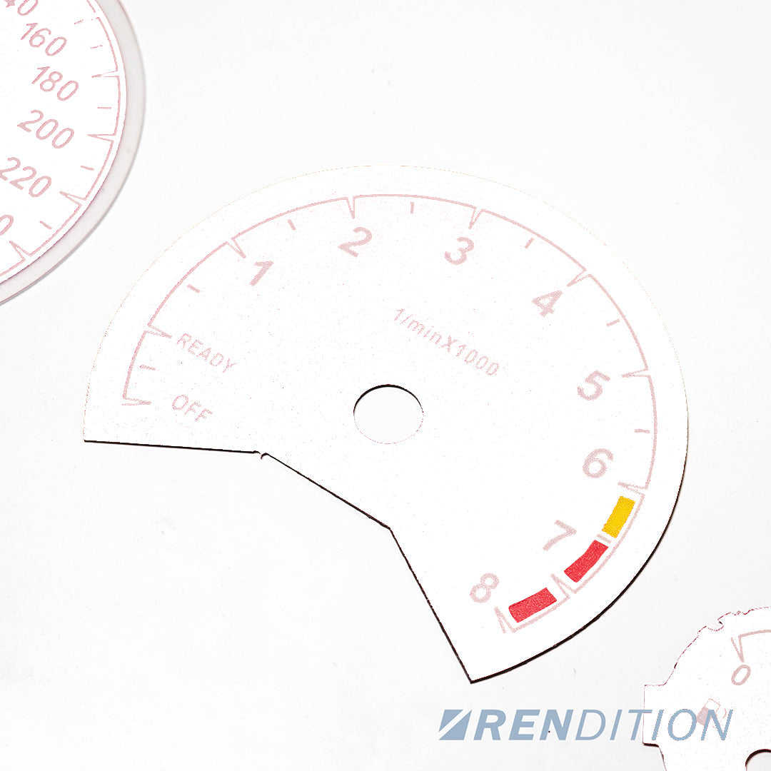 BMW F80 F82 GAUGE FACE / GAUGE OVERLAY