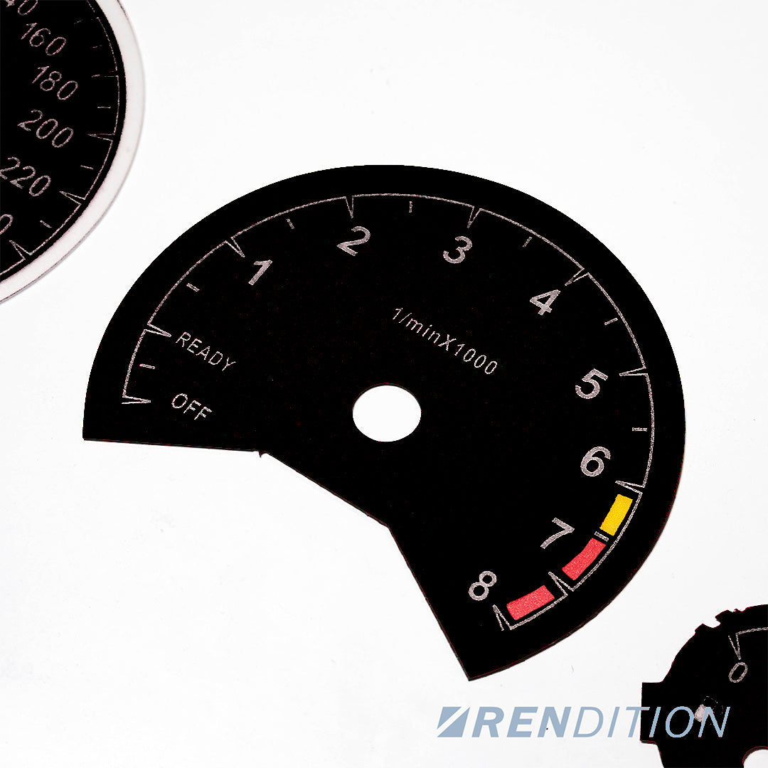 BMW F80 F82 GAUGE FACE / GAUGE OVERLAY