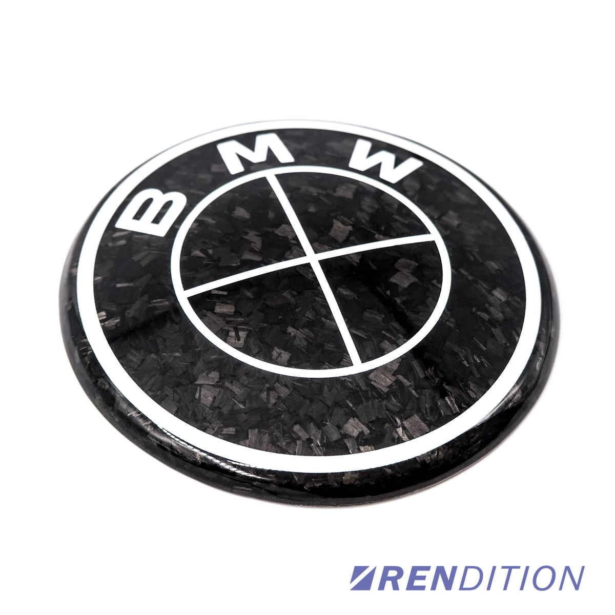BMW Carbon Fiber Emblem Overlay Covers | Front, Rear, Steering 
