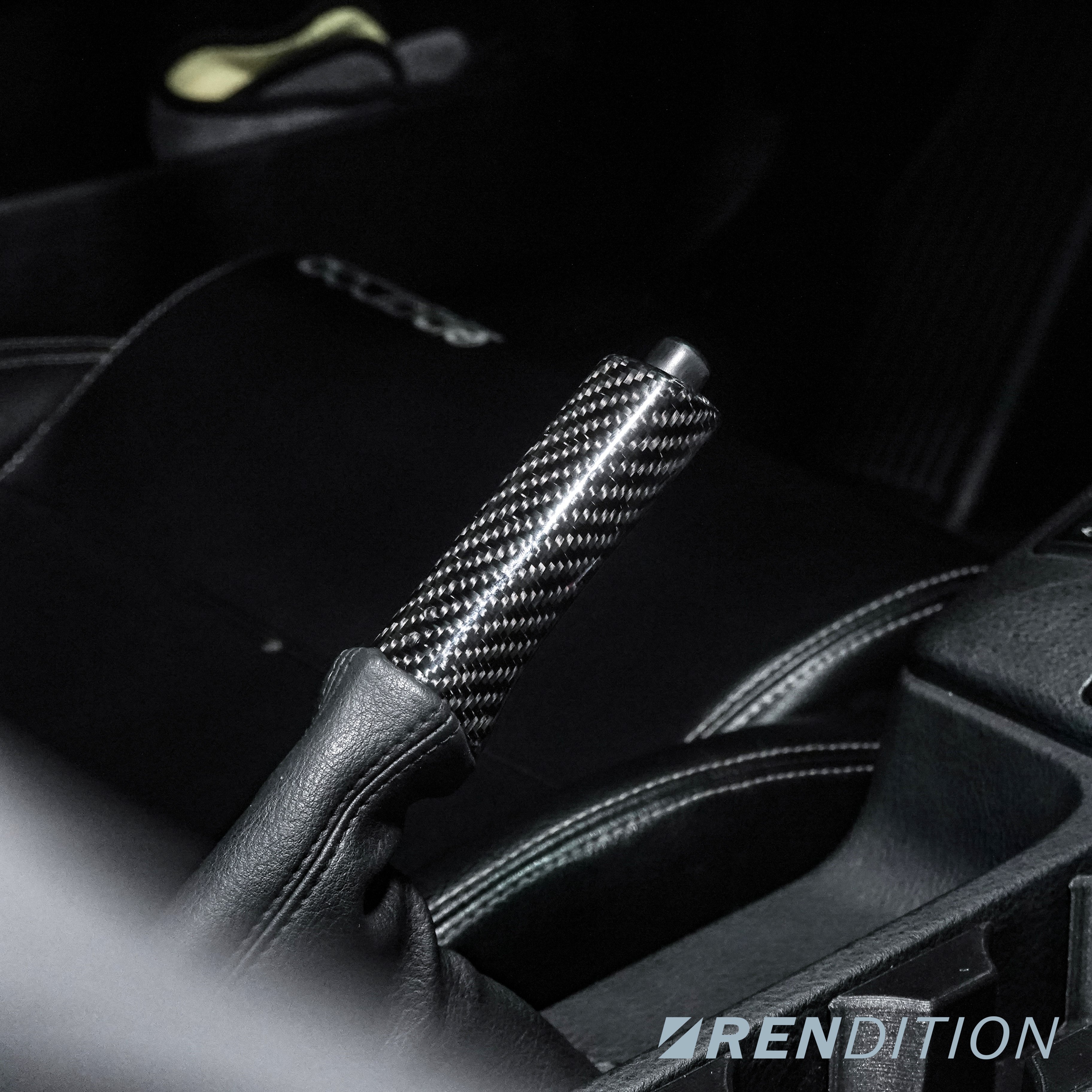 BMW E36 Handbrake Lever Carbon Fiber Polycarbonate OEM Fit