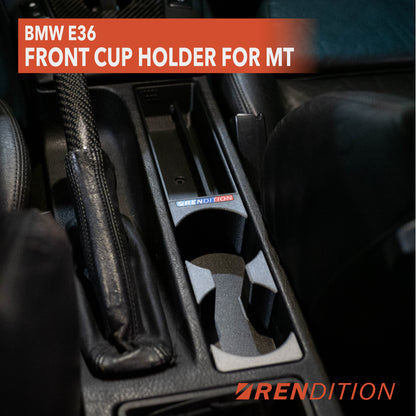 BMW E36 Manual Transmission Cup Holder Reversed Design Spill Resistant