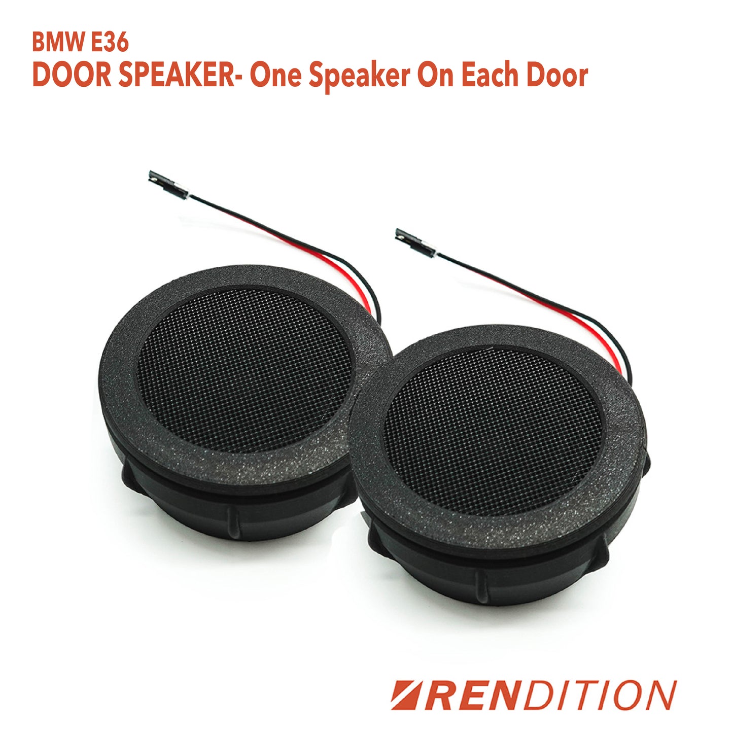 BMW E36 tweeter & speaker grille upgrade kit full-range HiFi replacement