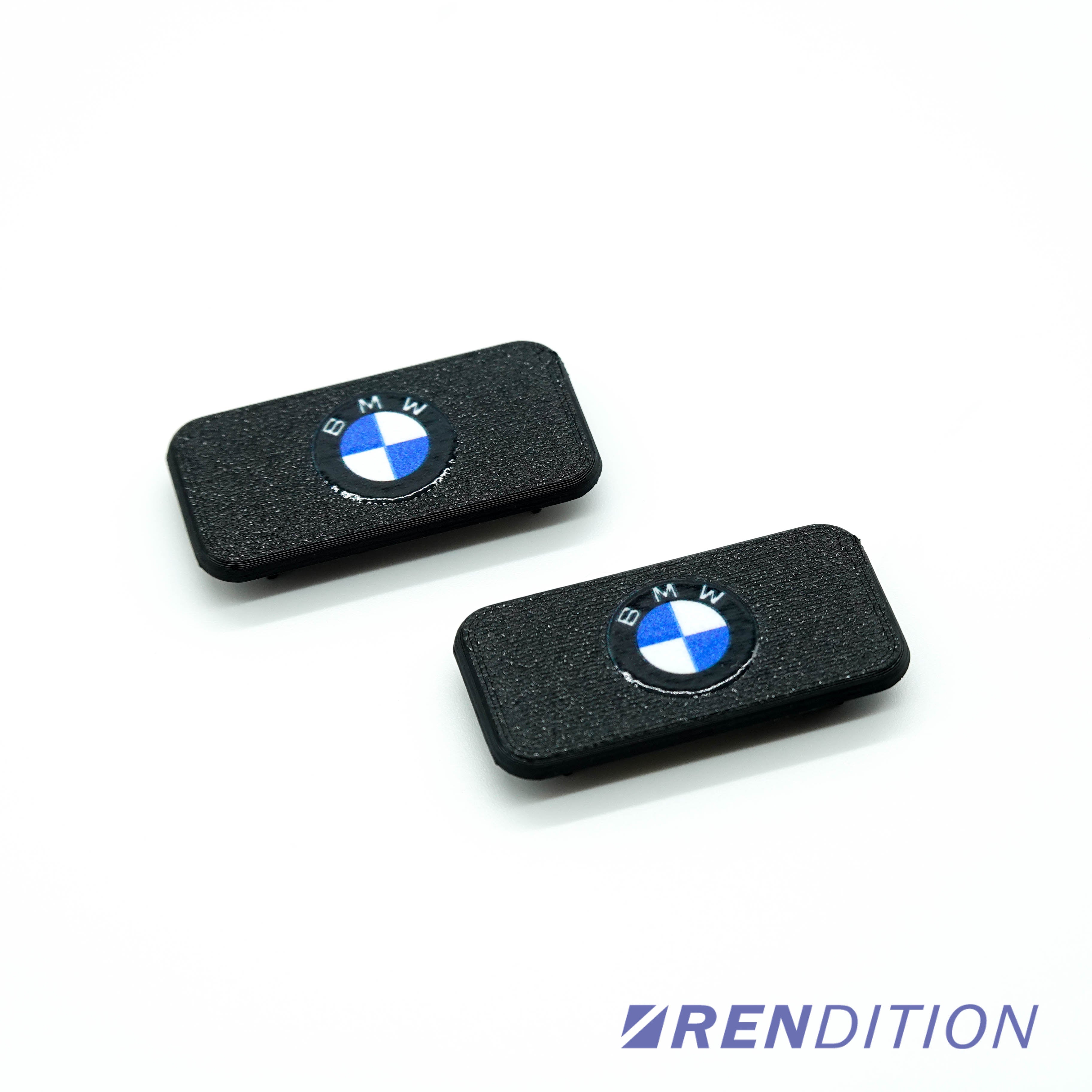 BMW A-pillar airbag cover replacement for E38 E39 E90 E91 in textured black finish