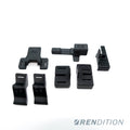 BMW E38 interior pillar tab replacements – detailed view of A B C pillar clips