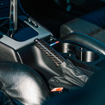 BMW E46 parking brake handle in carbon fiber