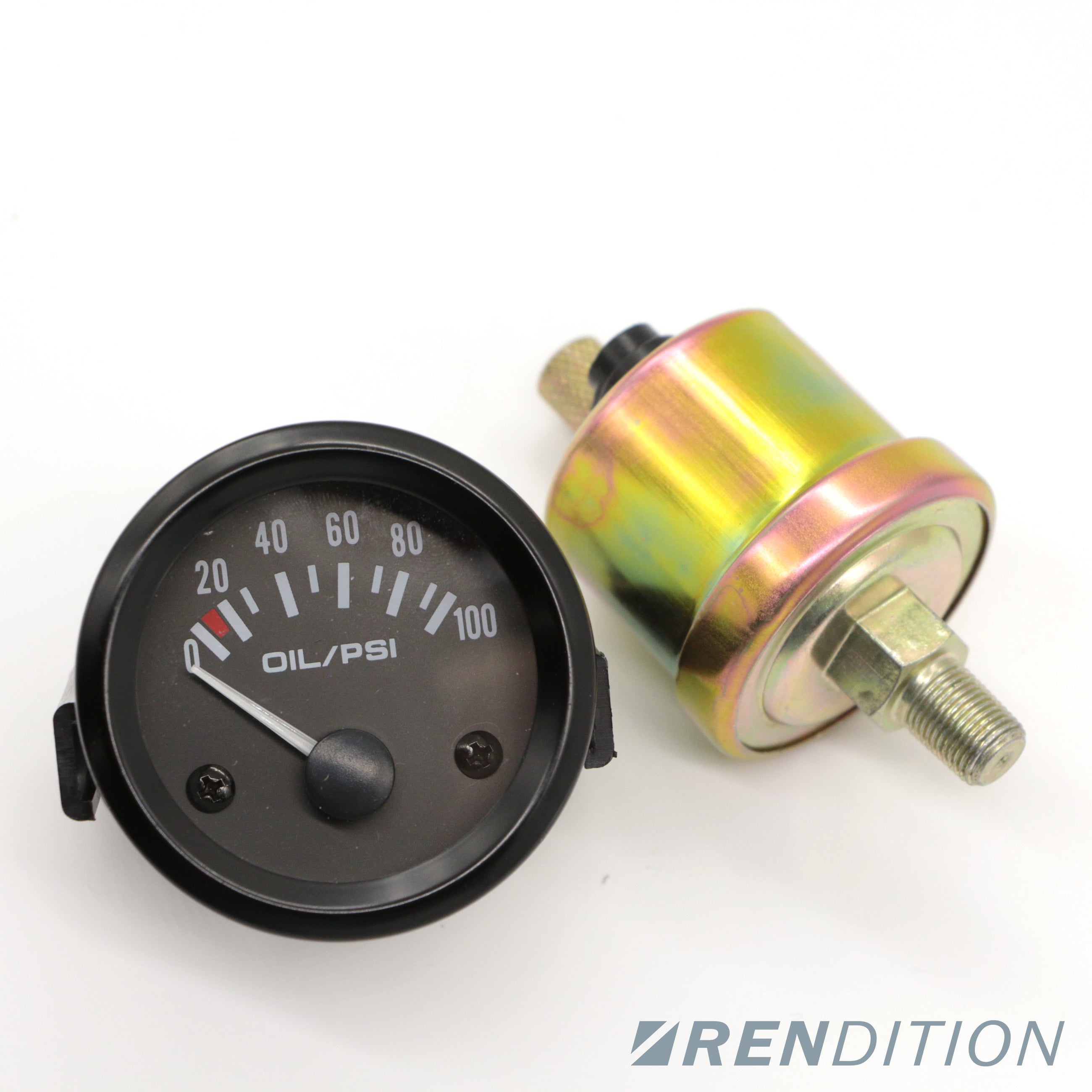 BMW VDO style 52mm gauge kit with oil temp, water temp, and oil pressure sensors