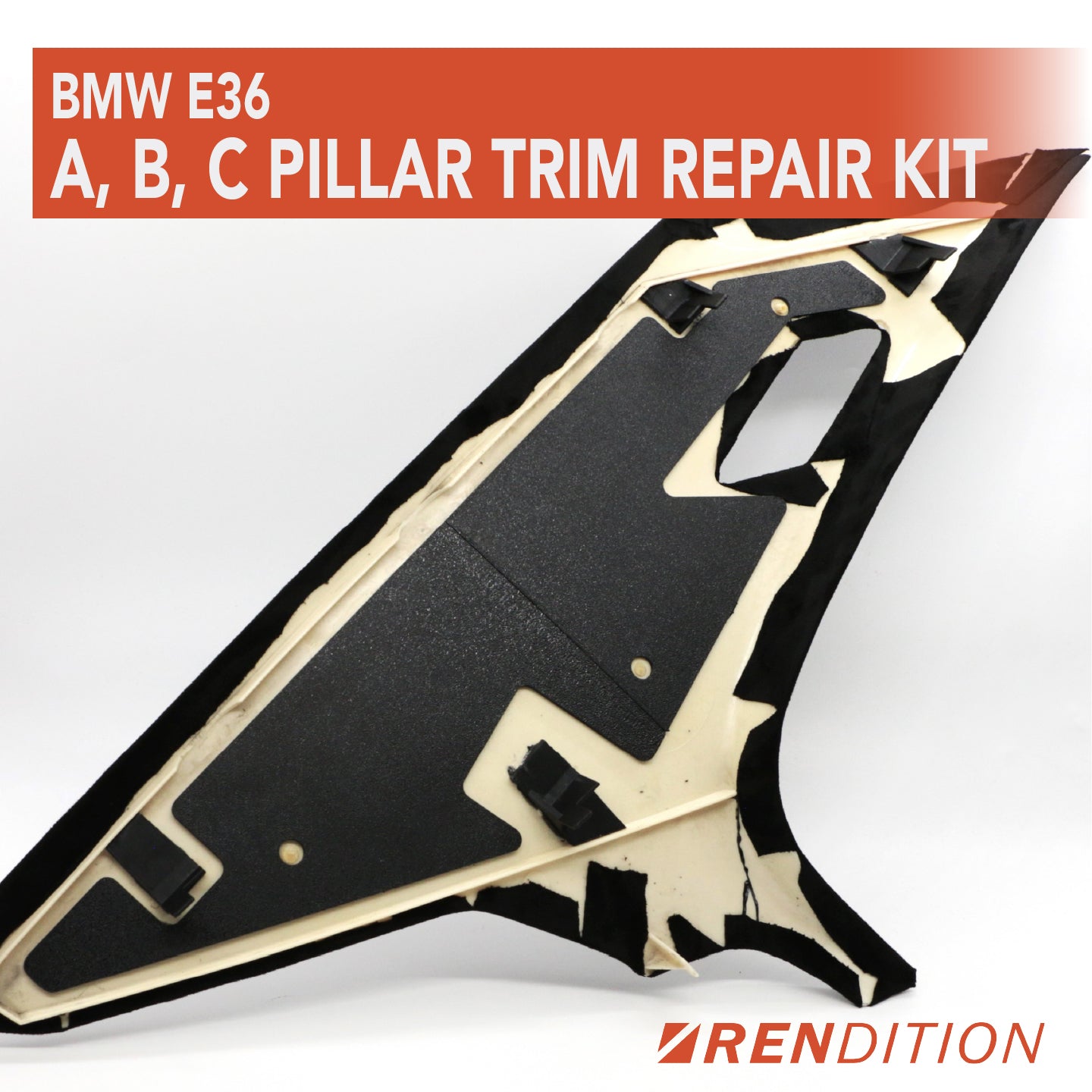 BMW E36 A B C Pillar Repair Kit - Full Set on Display