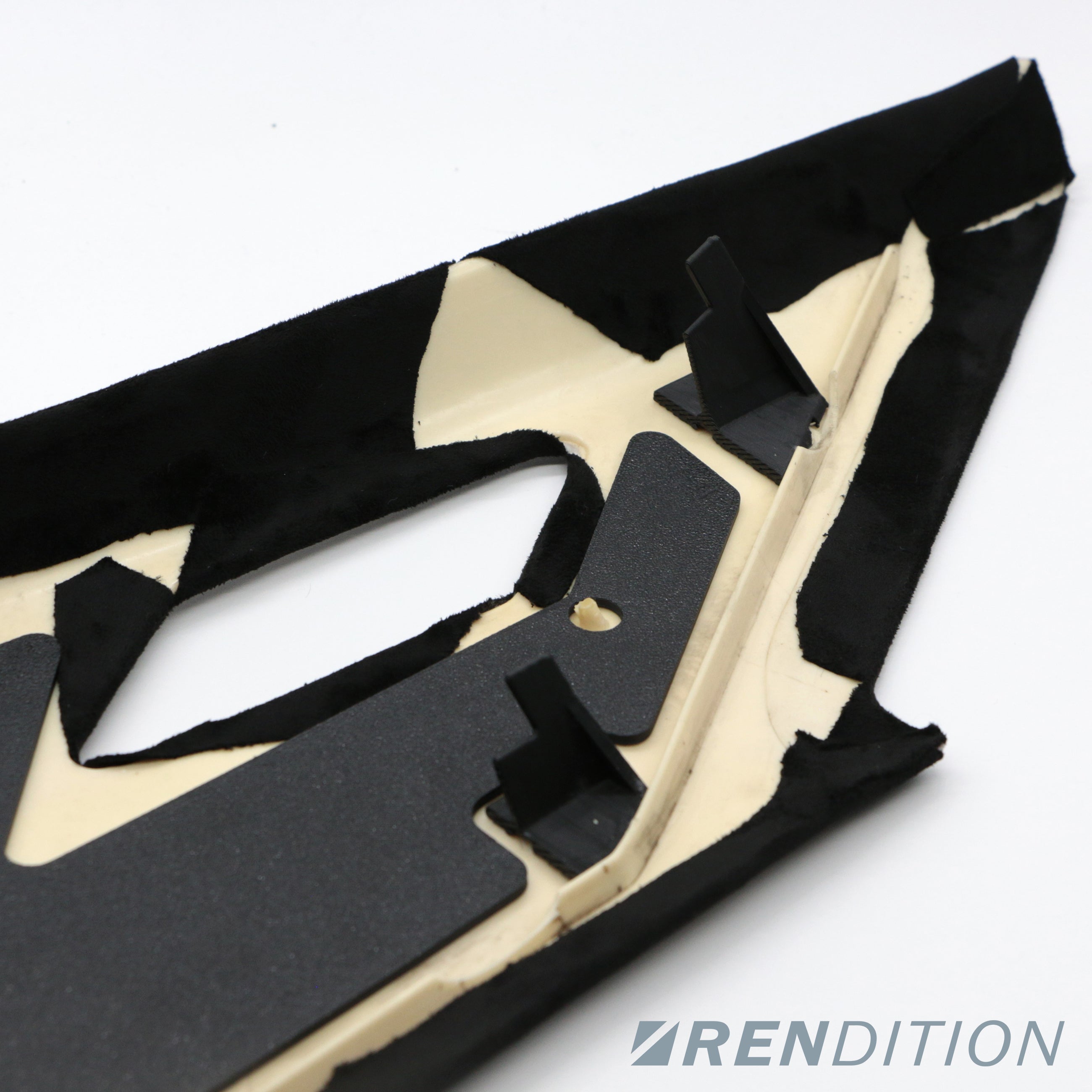 Close-Up of E36 Pillar trim Replacement tabs