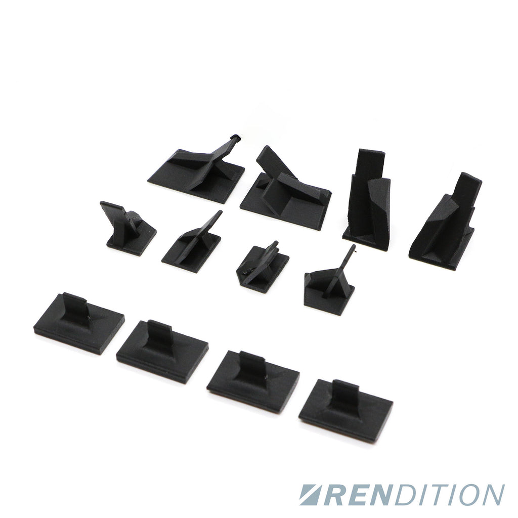 Close-Up of E36 Pillar Tab Replacement Parts
