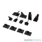 Close-Up of E36 Pillar Tab Replacement Parts
