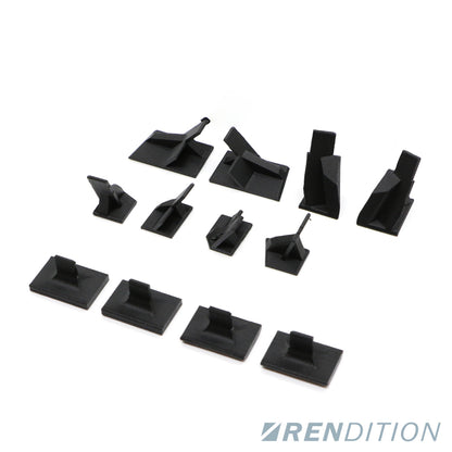 Close-Up of E36 Pillar Tab Replacement Parts
