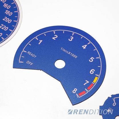 BMW F80 F82 GAUGE FACE / GAUGE OVERLAY