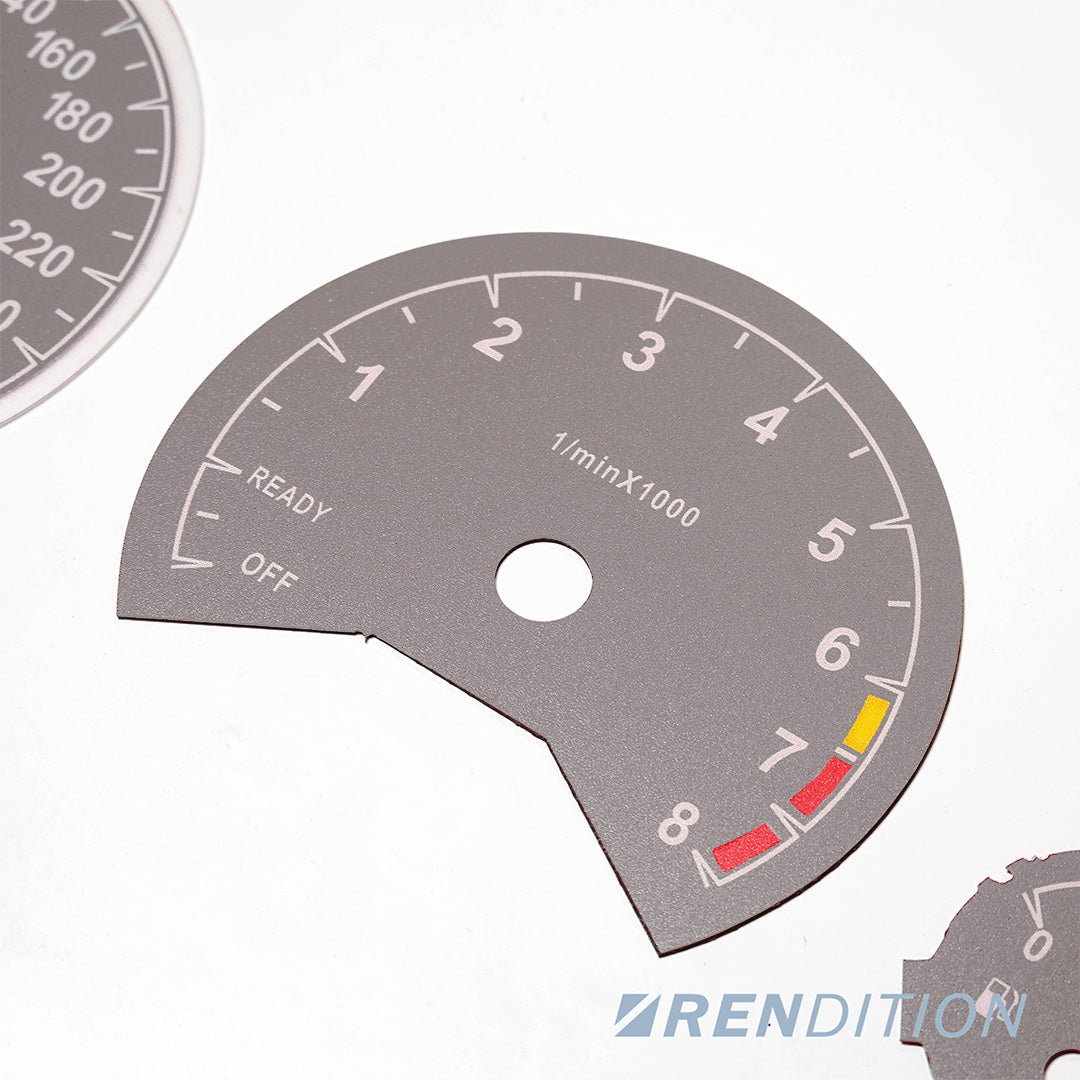 BMW F80 F82 GAUGE FACE / GAUGE OVERLAY