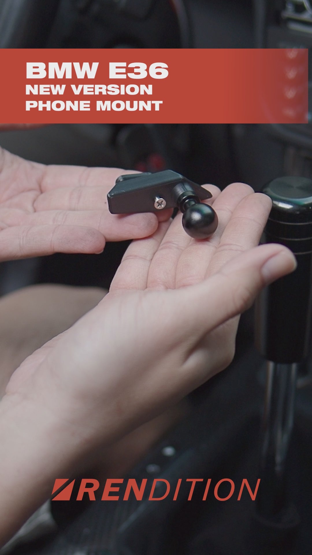 BMW E36 Phone Mount V7 – Auto Grip Vent Mount