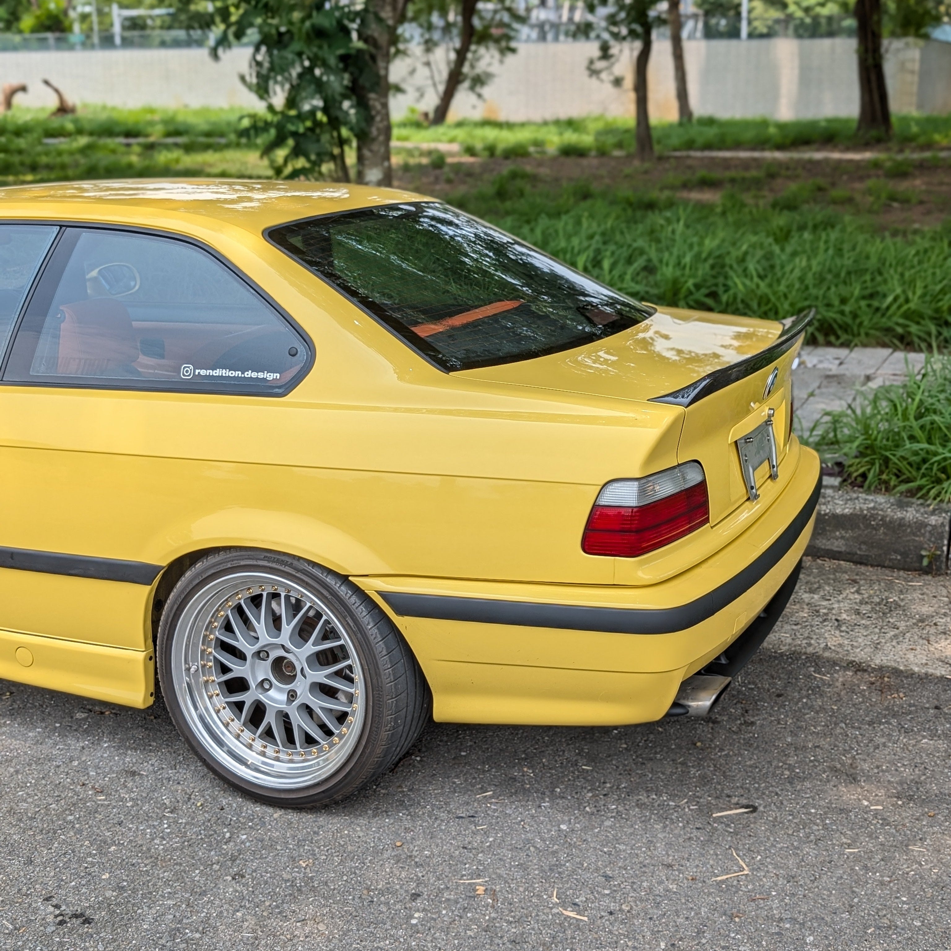 BMW E36 Rear Spoiler Ducktail