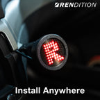 ShiftView digital shift display illuminated during driving