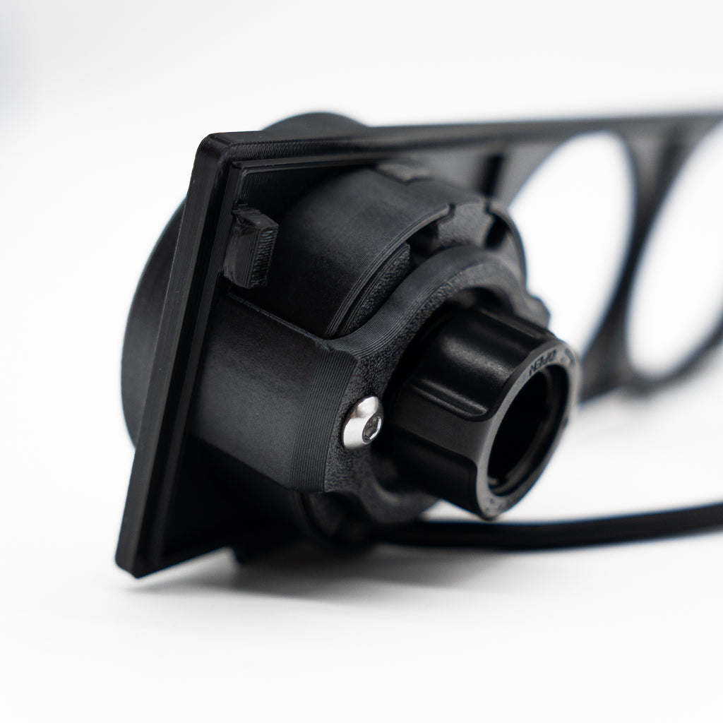 ShiftView gear indicator module close up 50mm pod gauge and ball joint