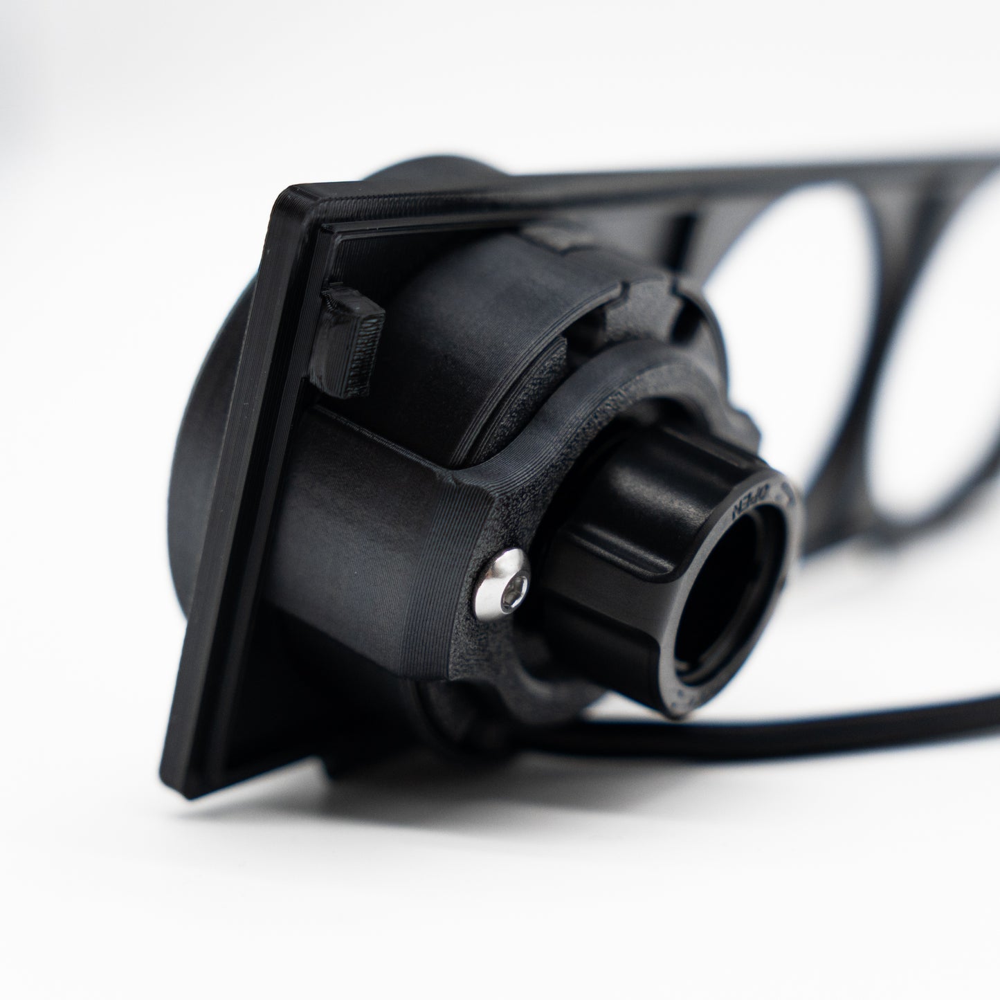 ShiftView gear indicator module close up 50mm pod gauge and ball joint