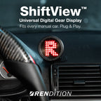 ShiftView digital gear display showing current gear in BMW manual transmission