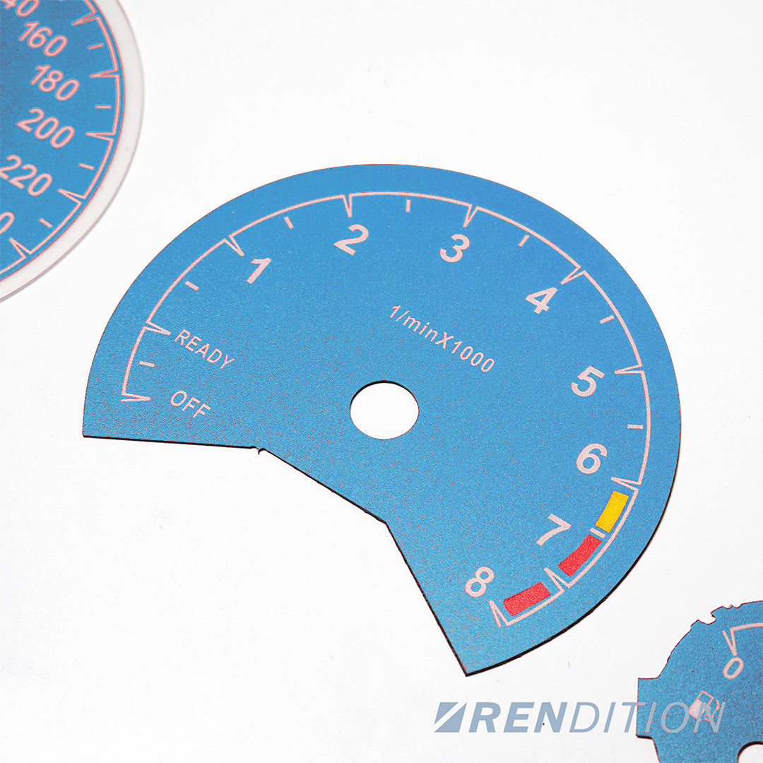 BMW F80 F82 GAUGE FACE / GAUGE OVERLAY