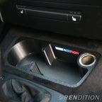 BMW E9X FRONT CUPHOLDER + 12V SOCKET