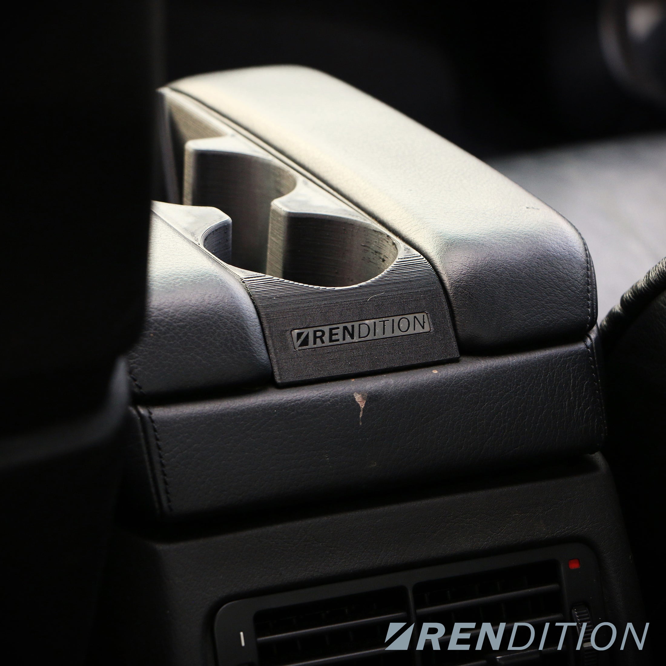 BMW E38 Armrest Cupholder Rendition Design Rendition Design