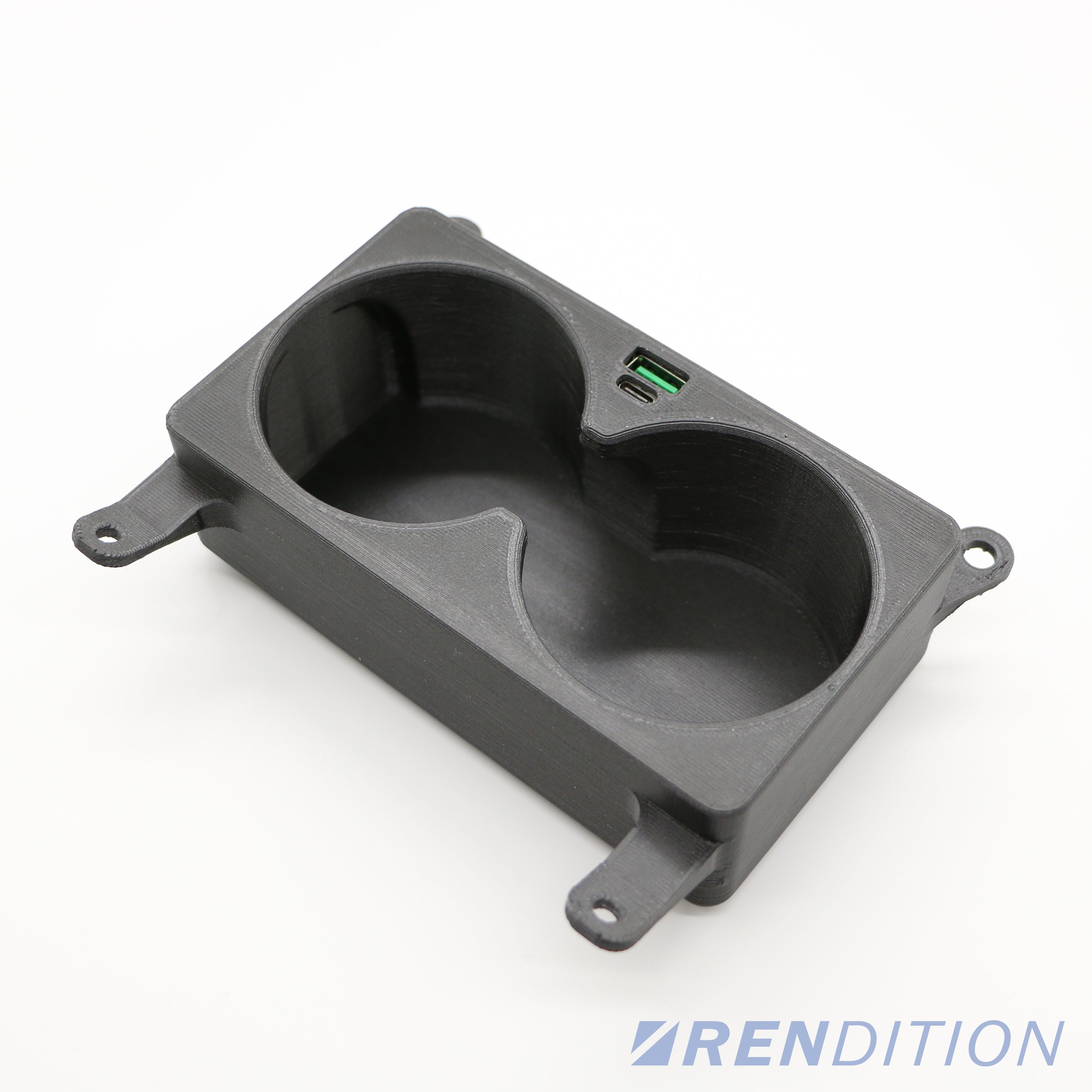 BMW E38 FRONT CUP HOLDER & USB CHARGER